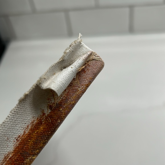 Vintage Signed Oil Painting Cabin In The Woods Measuring 10”x 8” - Picture 12 of 16